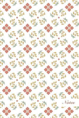 Download Notes: 6x9 Blank Lined Page Notebook Garden Red Cross Flower Leaf Seamless Pattern Cover. Matte Softcover Ruled Note Book Journal - NOT A BOOK file in PDF