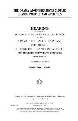 Download The Obama Administration's Climate Change Policies and Activities - U.S. Congress | ePub