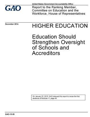 Read Higher Education: Education Should Strengthen Oversight of Schools and Accreditors - U.S. Government Accountability Office | PDF