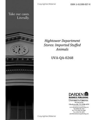 Download Hightower Department Stores: Imported Stuffed Animals - Phillip E. Pfeifer | ePub