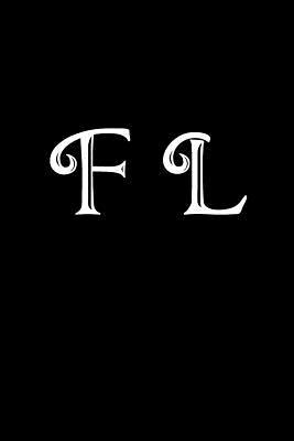 Read online F L: Double Monogram Journal, 100 Pages, 6x9 Inches, Black Glossy Cover - NOT A BOOK | PDF
