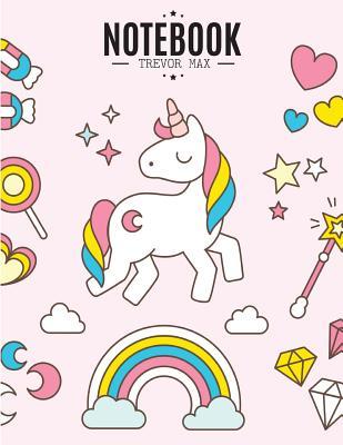 Download Notebook: Cartoon Unicorn on Rainbow: Journal Dot-Grid, Graph, Lined, Blank No Lined: Book: Pocket Notebook Journal Diary, 110 Pages, 8.5 X 11 (Blank Notebook Journal) - NOT A BOOK file in PDF